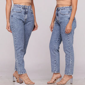 Calça Mom Jeans Cintura Alta