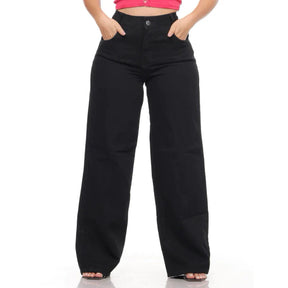 Calça Wide Leg Pantalona Jeans