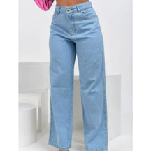 Calça Wide Leg Pantalona Jeans