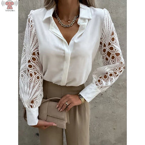 Camisa Feminina Chique Vintage